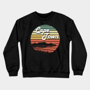 Cape Town Table Mountain South Africa Vintage Crewneck Sweatshirt